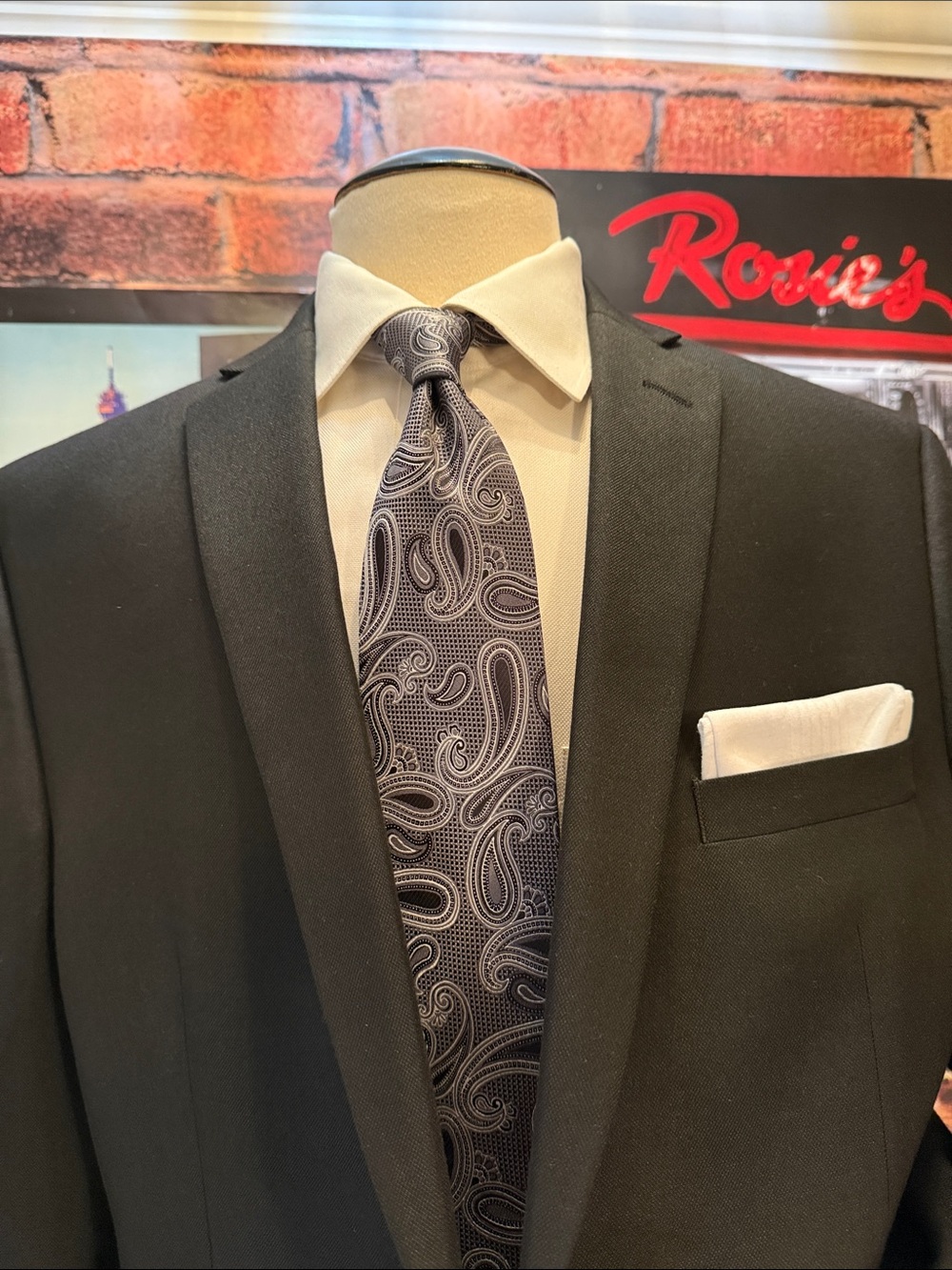 Alfani Slim Fit Black Blazer